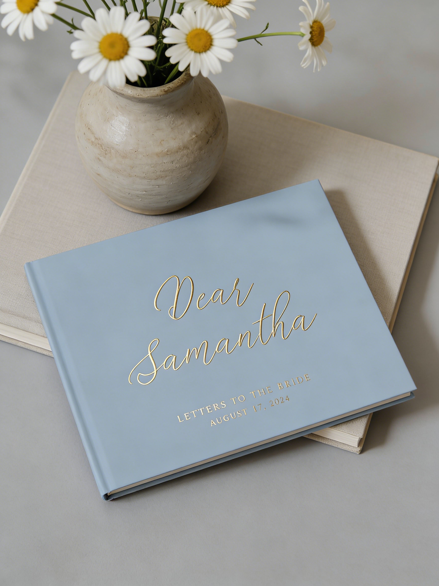 Custom Photo Book - Letters to the Bride Guestbook |