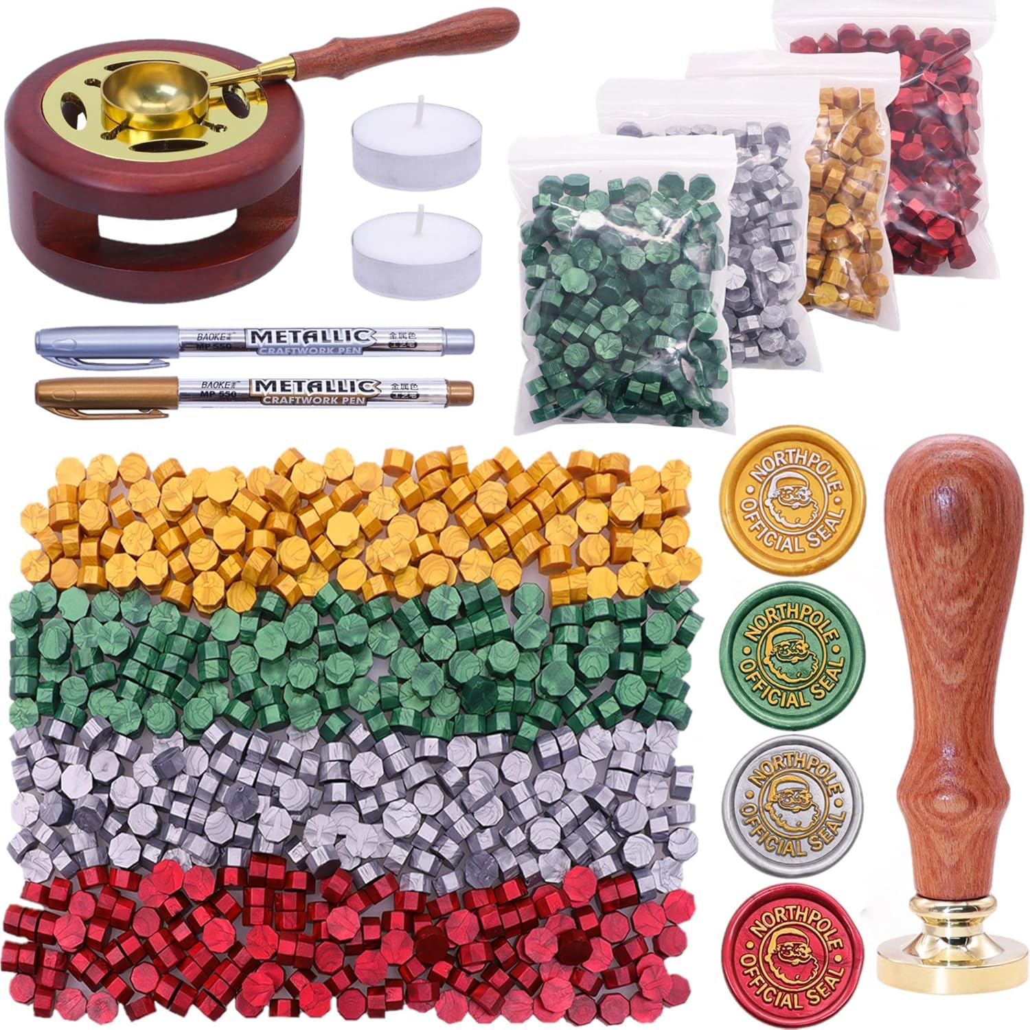 Christmas Seal Wax Kit - 800pc - مراجعة Wax Seal Letter Kit وسعره