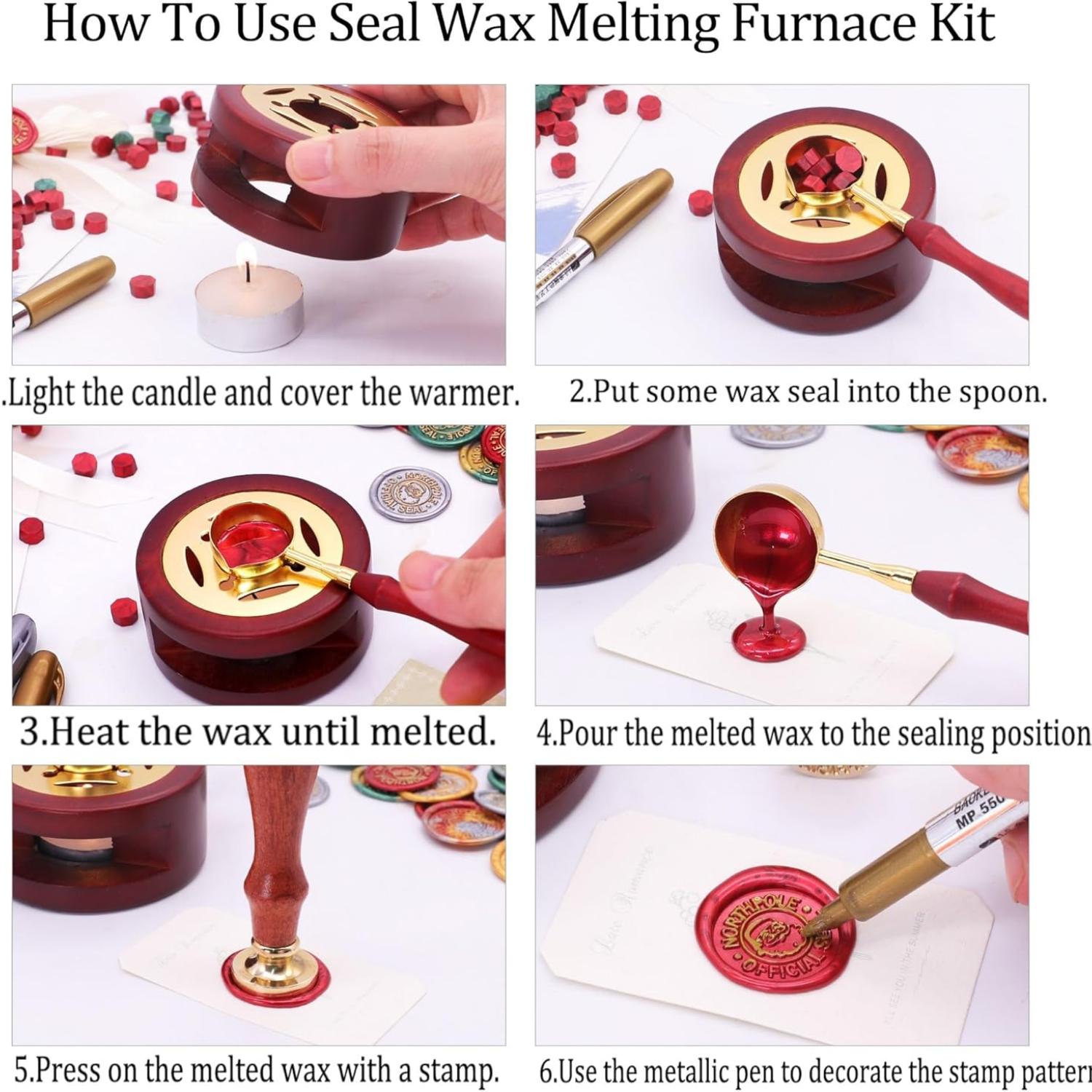 Christmas Seal Wax Kit - 800pc - مراجعة Wax Seal Letter Kit وسعره