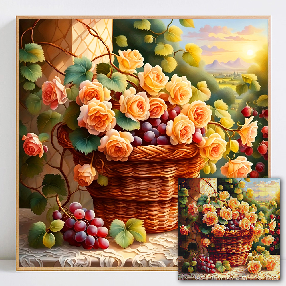 Flower Diamond Painting Kit Fu - مراجعة Photo Mosaic Print وسعره