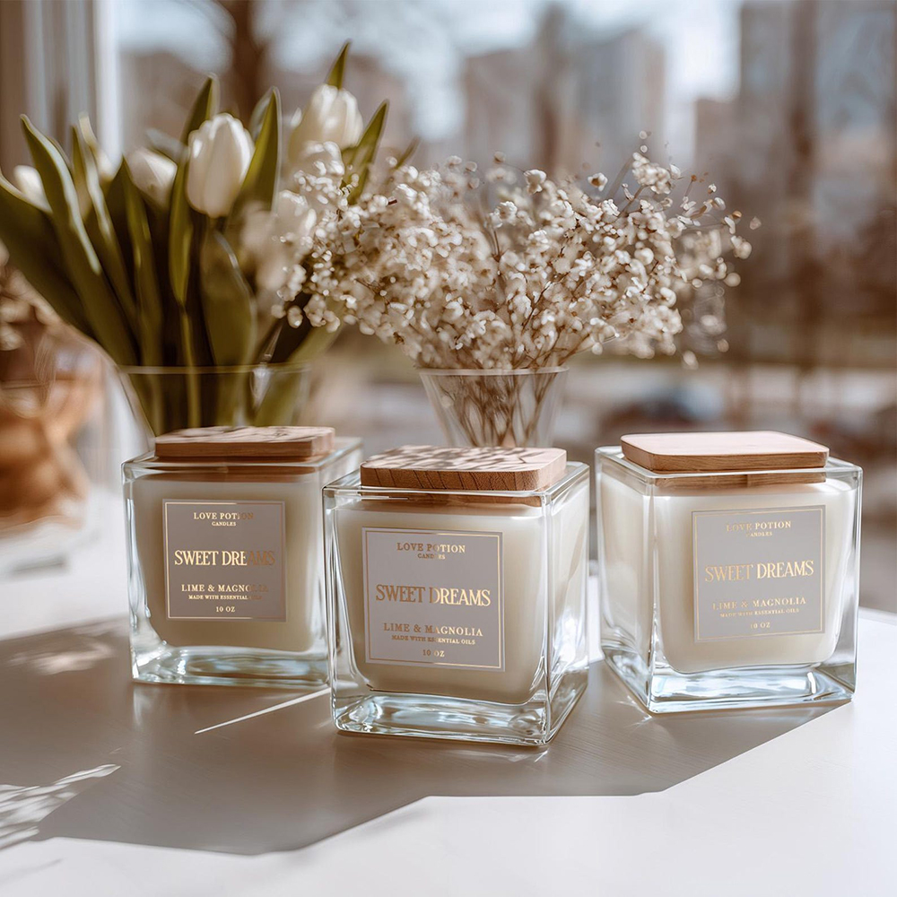 Custom 50pcs Candle Labels Vin - مراجعة Personalised Candle Label وسعره