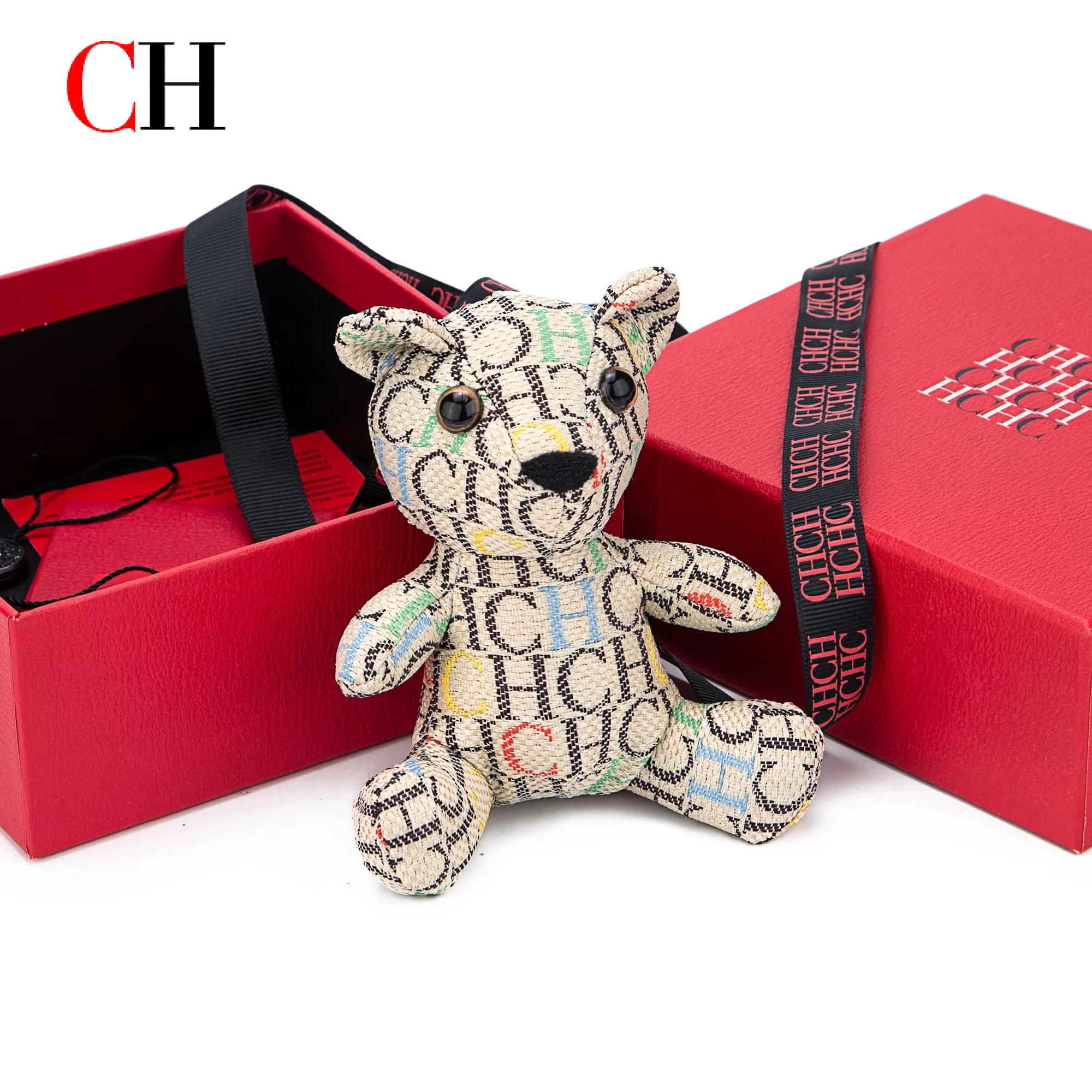 CH Bear Plush Keychain Monogra - مراجعة Monogram Keychain Leather وسعره