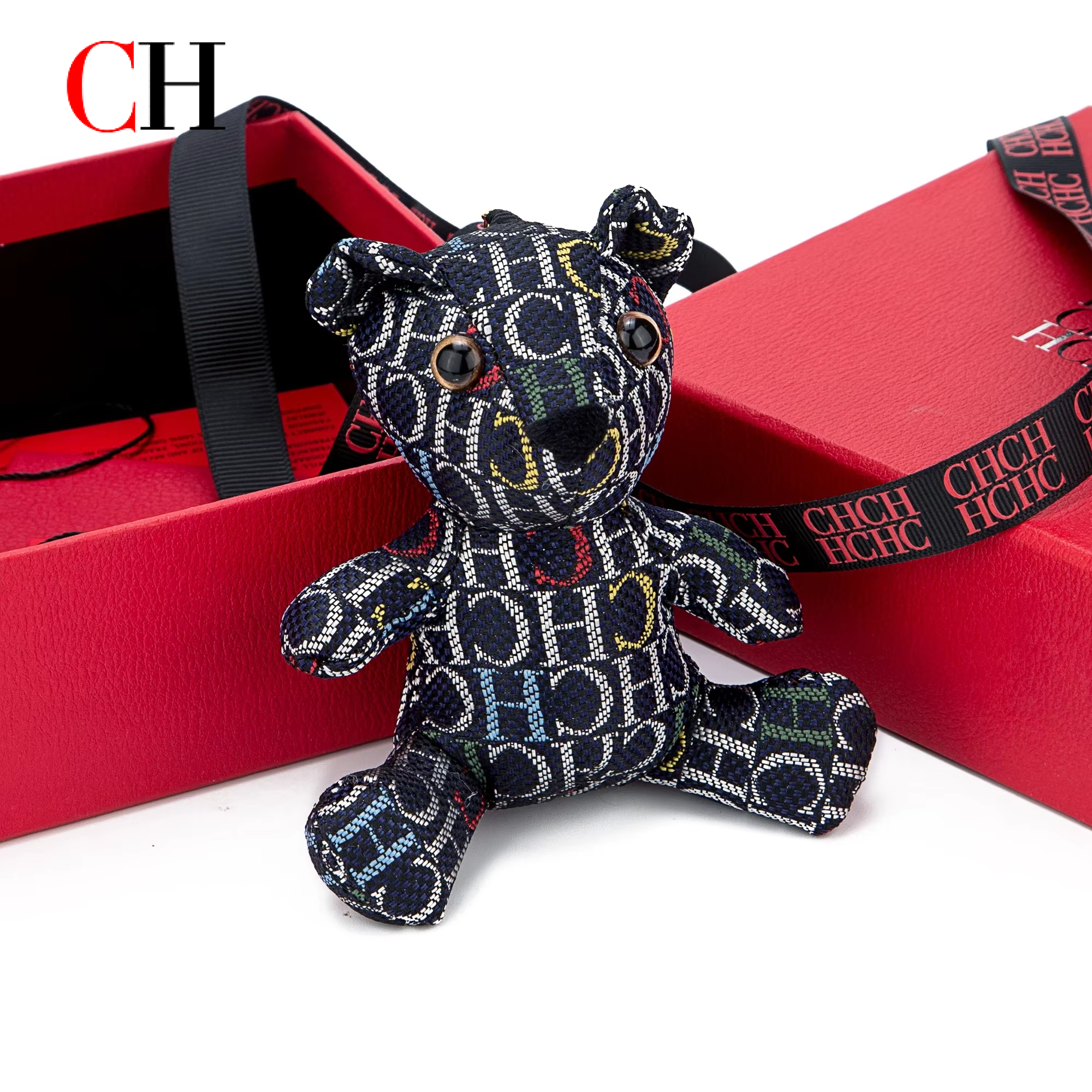 CH Bear Plush Keychain Monogra - مراجعة Monogram Keychain Leather وسعره