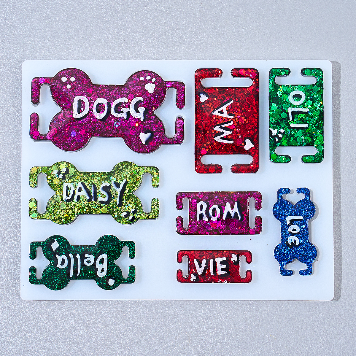 DIY Cat Dog ID Tag Silicone Mo - مراجعة Pet Portrait Custom وسعره
