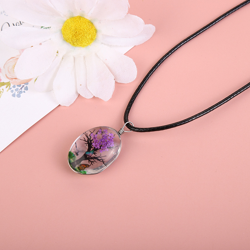 Real Dried Flower Baby's Breat - مراجعة Birth Flower Necklace وسعره