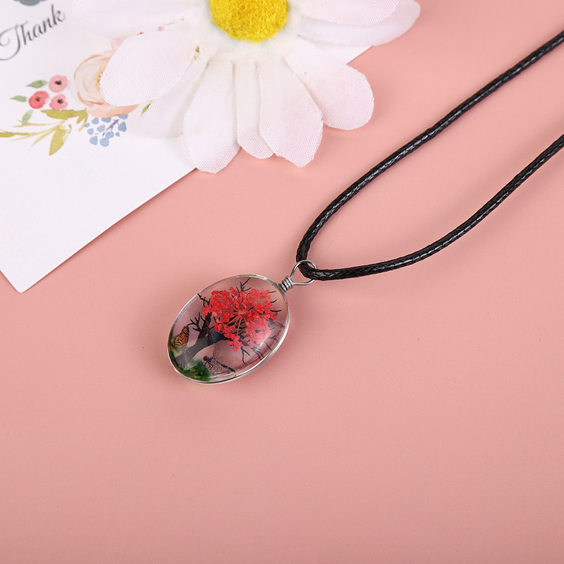 Real Dried Flower Baby's Breat - مراجعة Birth Flower Necklace وسعره