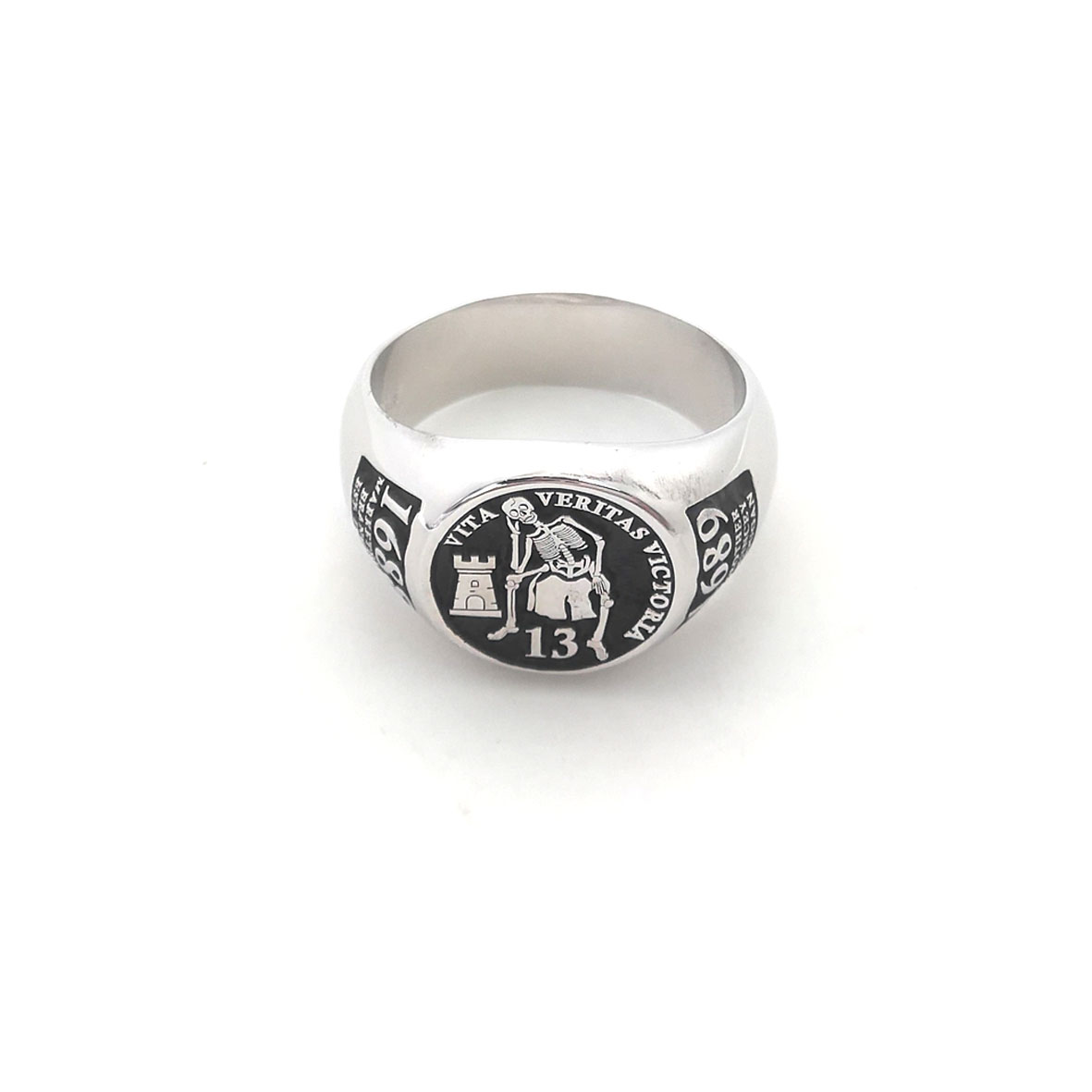 Custom Engraved 17mm Round Top - مراجعة Initial Ring Custom وسعره