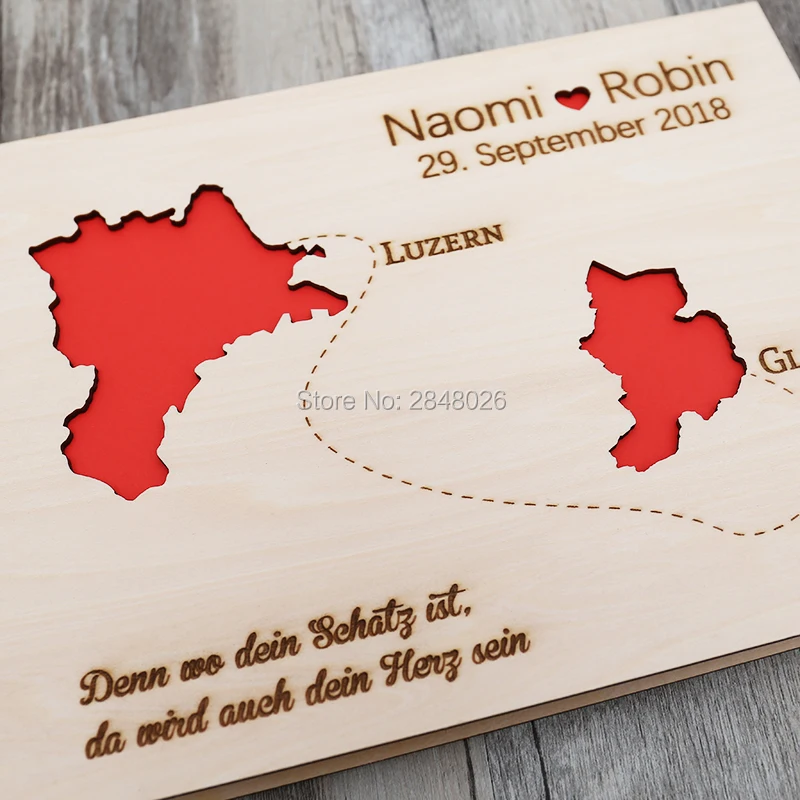 Rustic personalized wedding gu - مراجعة Custom Photo Book وسعره