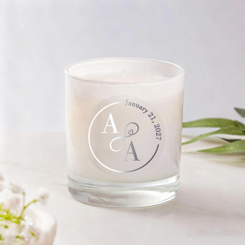 50PCS Personalized Wedding Sti - مراجعة Personalised Candle Label وسعره