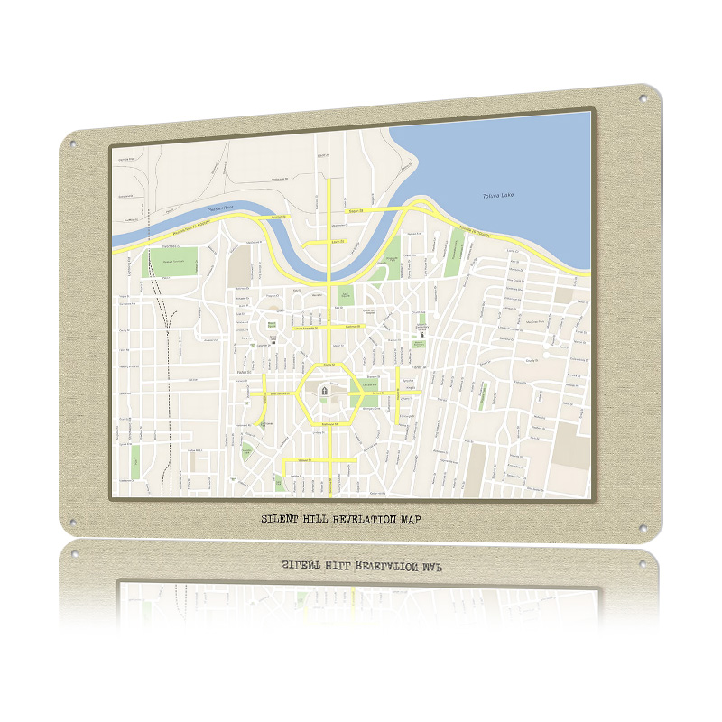 Silent Hill Revelation Map Met - مراجعة Custom Map Poster وسعره