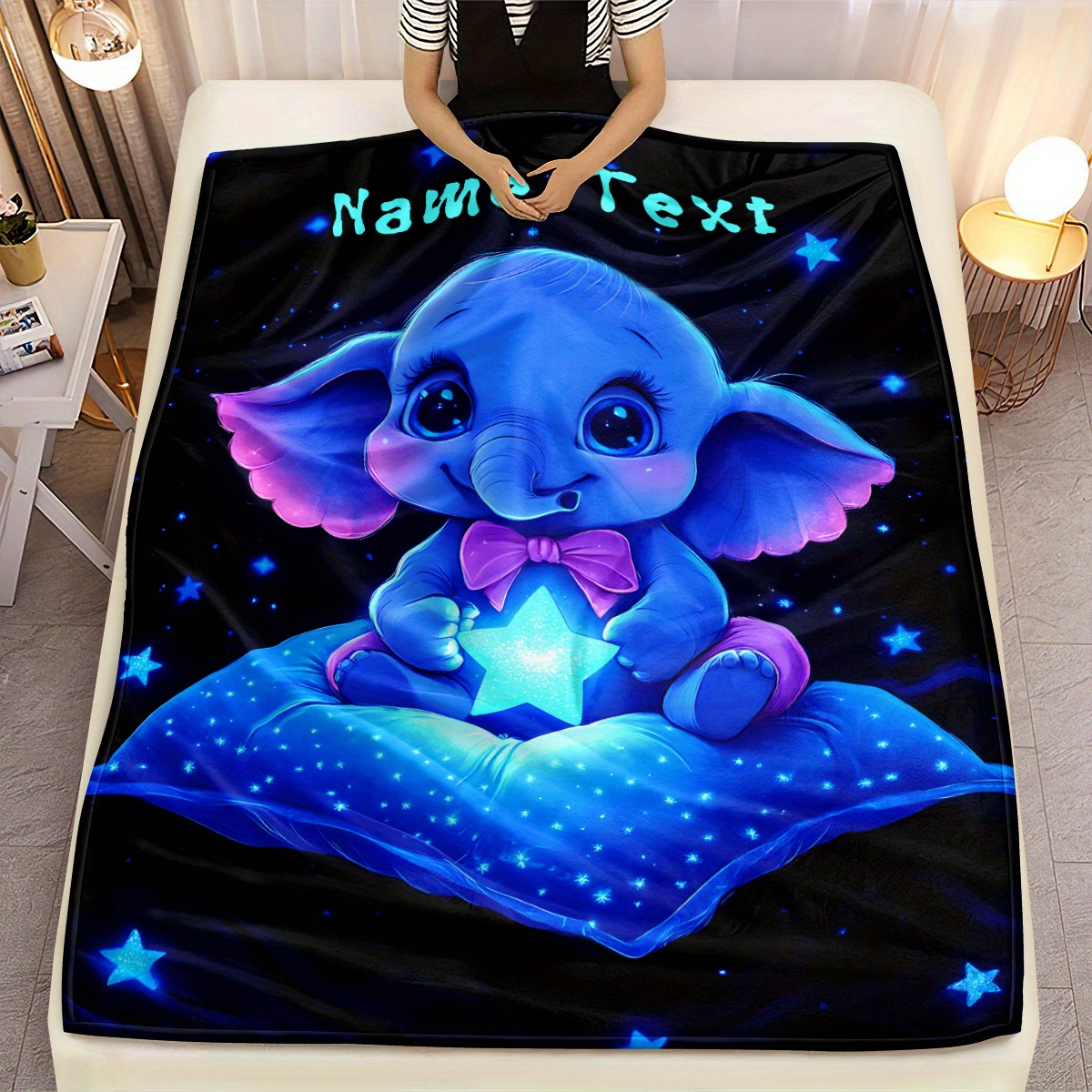 Personalized Cute Blue Elephan - مراجعة Custom Night Sky وسعره