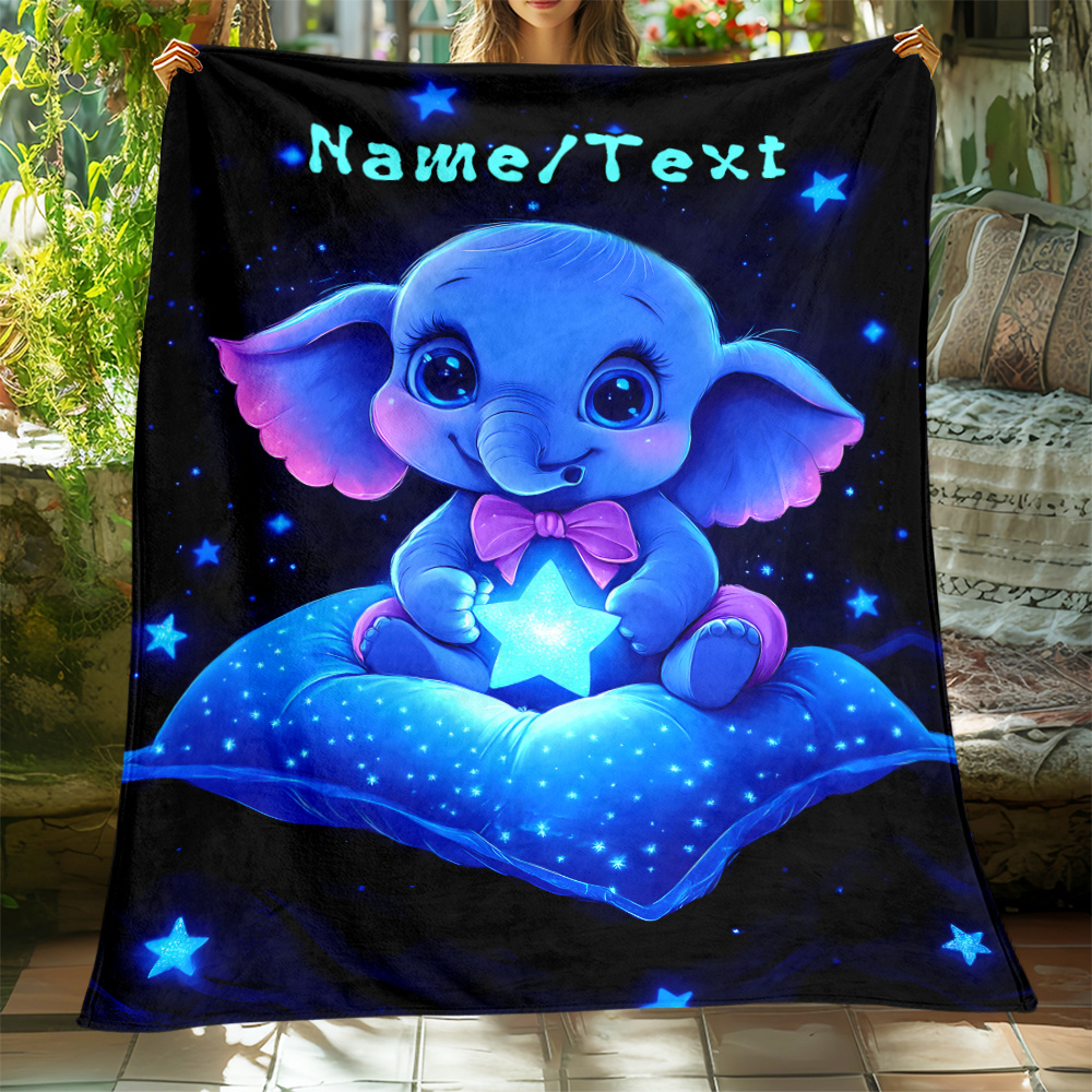 Personalized Cute Blue Elephan - مراجعة Custom Night Sky وسعره