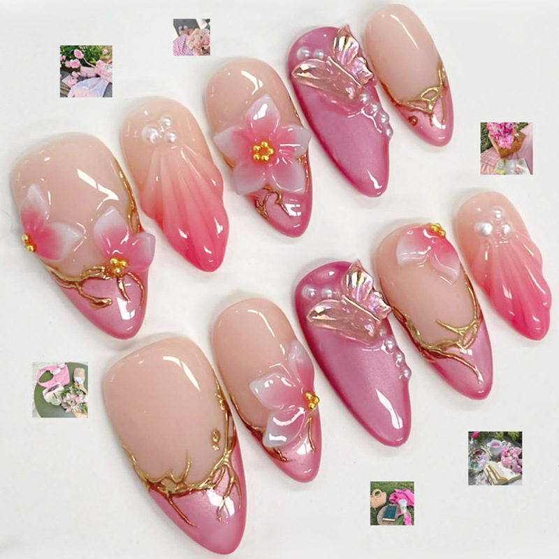 24pcs Glossy Shell Pearl Desig - مراجعة Pressed Flower Art وسعره