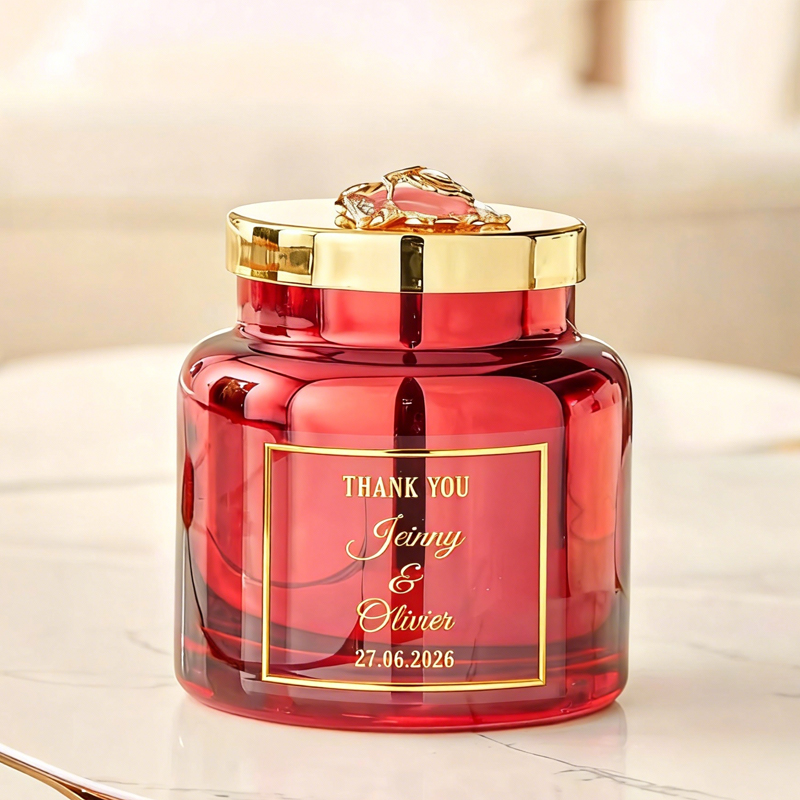50PCS Square Personalized Wedd - مراجعة Personalised Candle Label وسعره