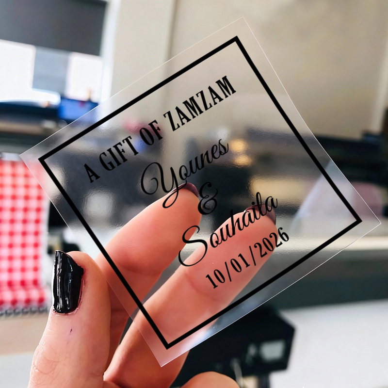 50PCS Square Personalized Wedd - مراجعة Personalised Candle Label وسعره