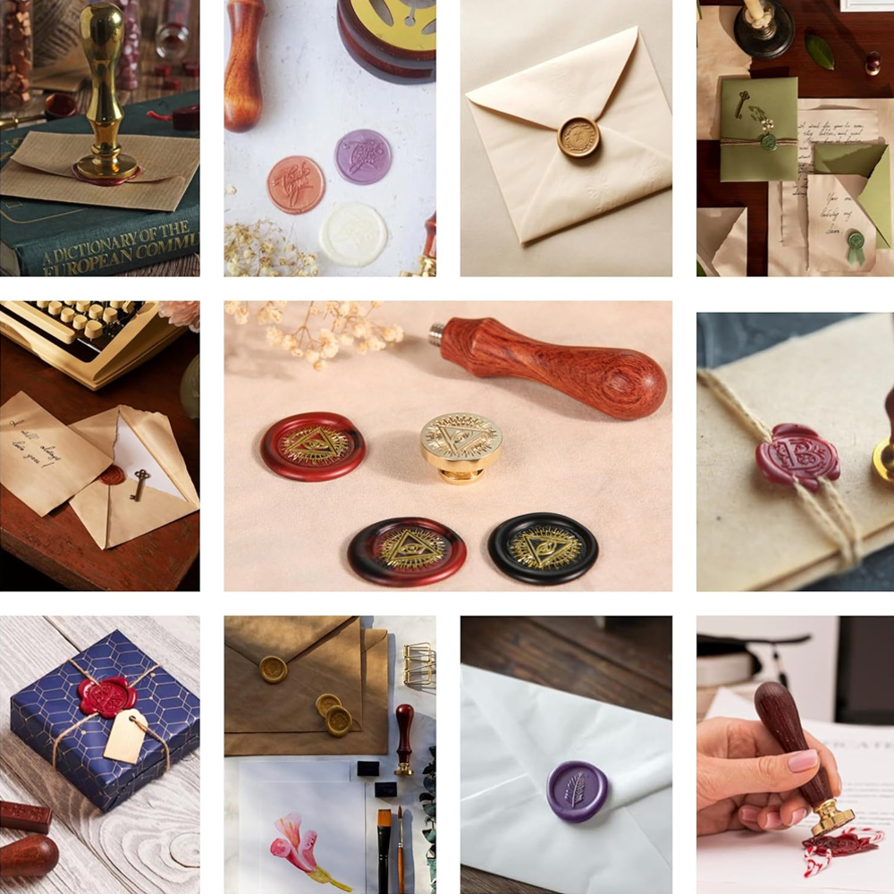 Custom Wax Seal Stamp, Persona - مراجعة Wax Seal Letter Kit وسعره