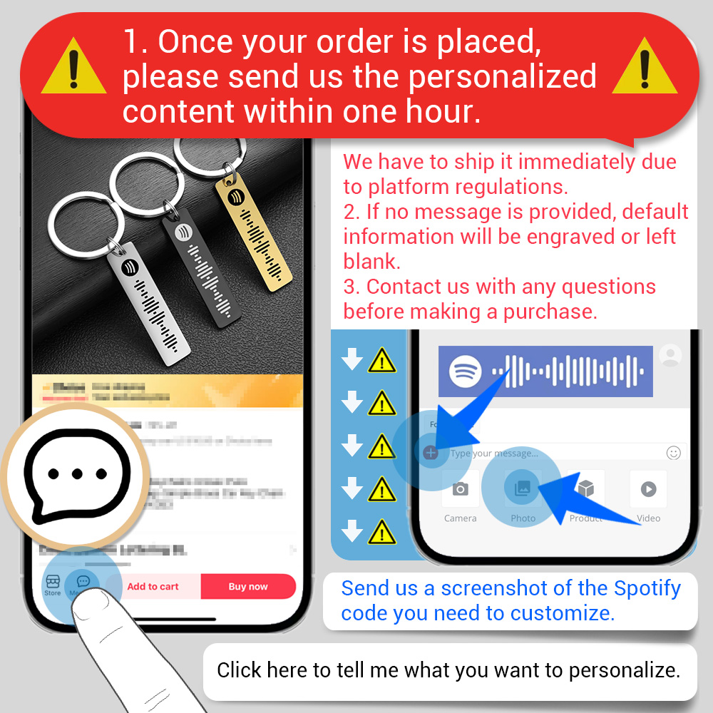 Personalized Spotify Code Keyc - مراجعة Initial Ring Custom وسعره