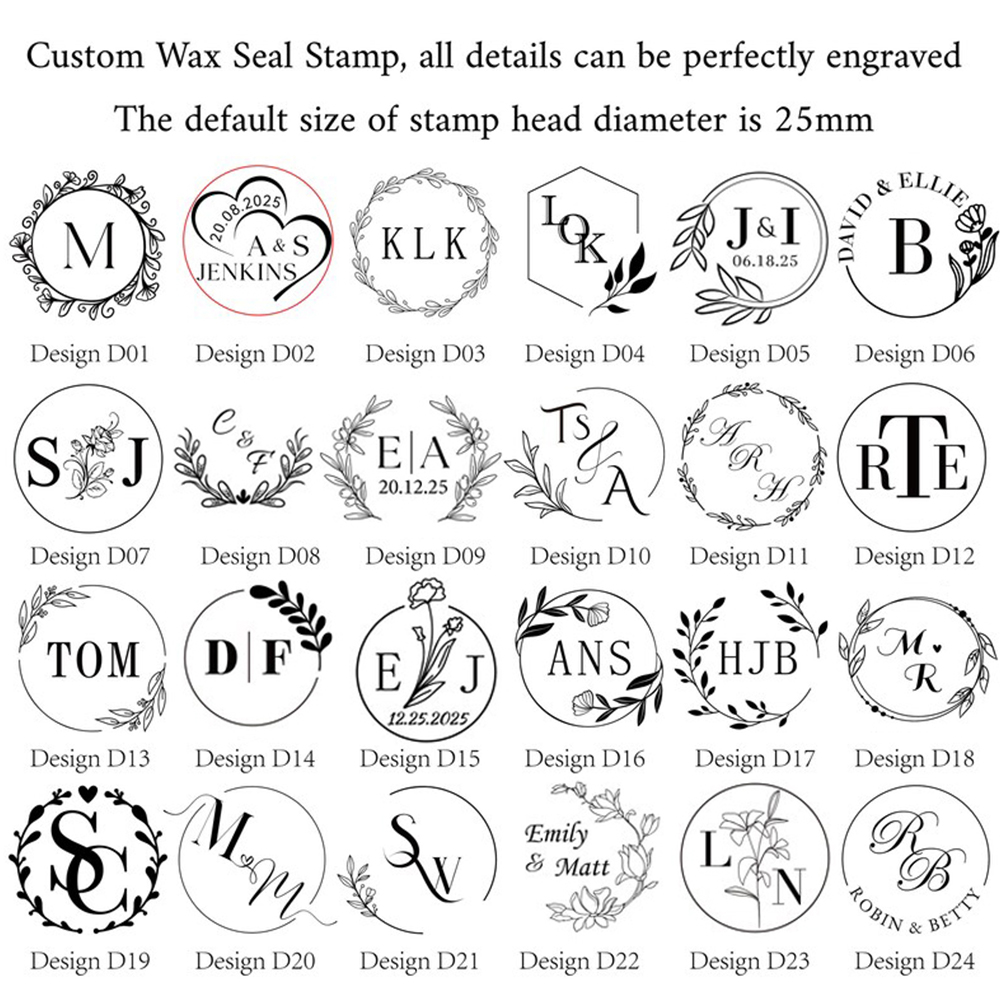 Wedding Custom Wax Seal Stamp  - مراجعة Wax Seal Letter Kit وسعره