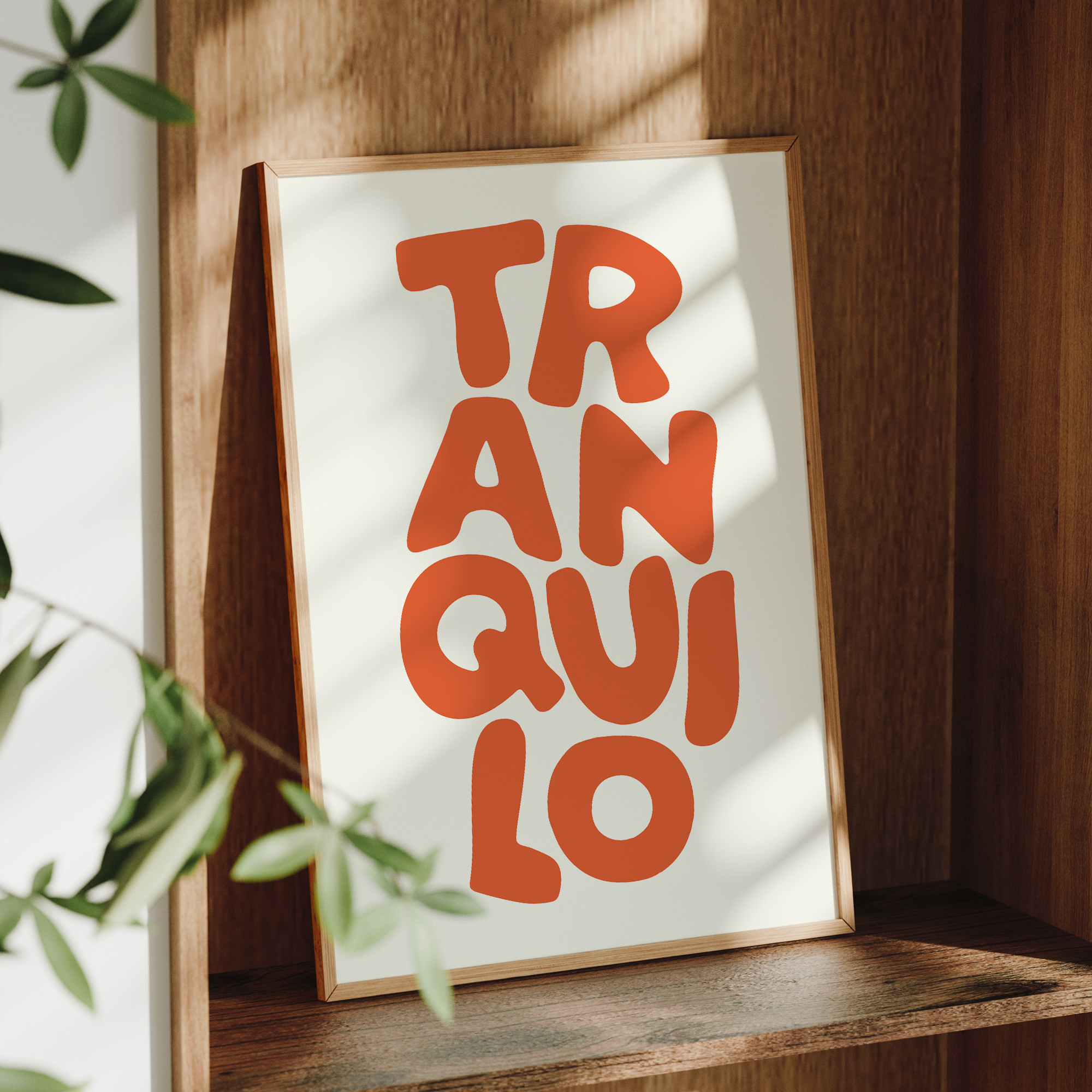 Boho Tranquilo Orange Cream Re - مراجعة Custom Map Poster وسعره