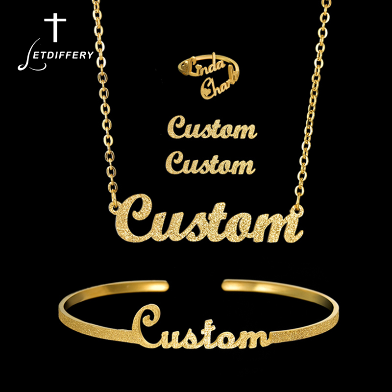 Letdiffery Custom Name Jewelry - مراجعة Initial Ring Custom وسعره