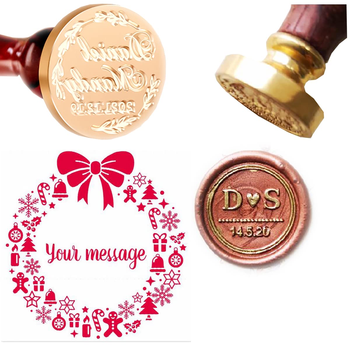 Custom Letter Wax Seal Stamp K - مراجعة Wax Seal Letter Kit وسعره
