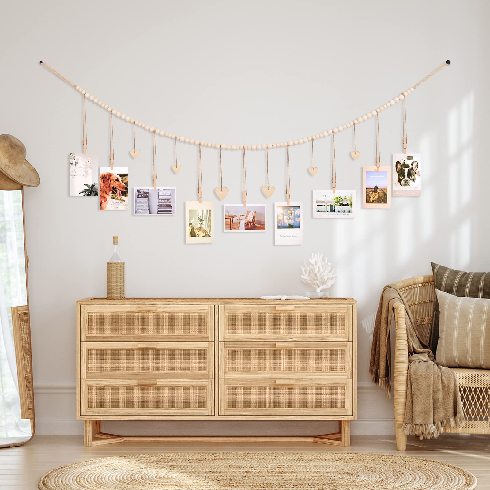 Hanging Photo Display Wall Dec - مراجعة Engraved Wood Frame وسعره