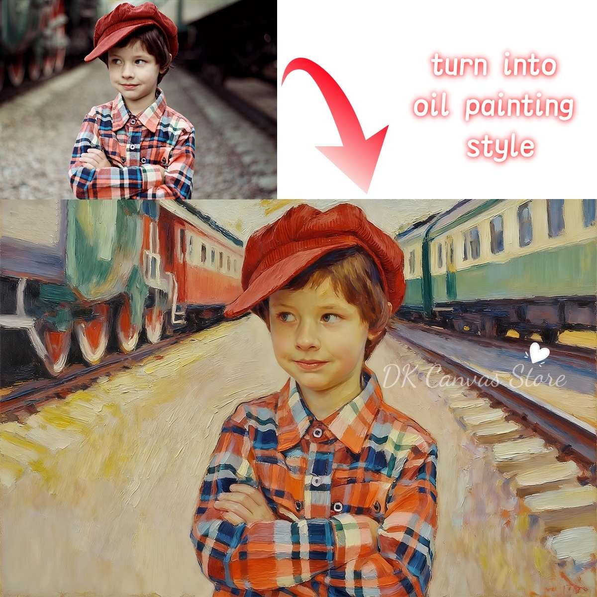 Personalized Custom Oil Painti - مراجعة Pet Portrait Custom وسعره