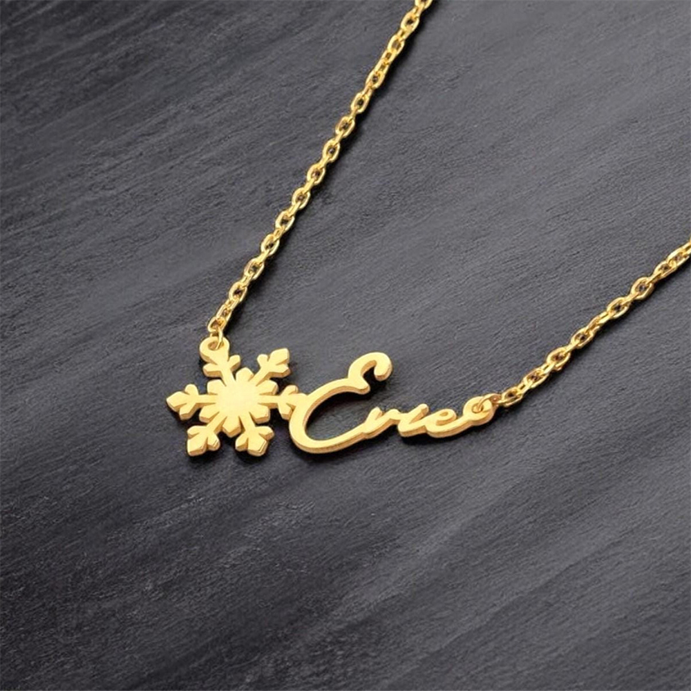 Custom Simple Name Necklace St - مراجعة Birth Flower Necklace وسعره