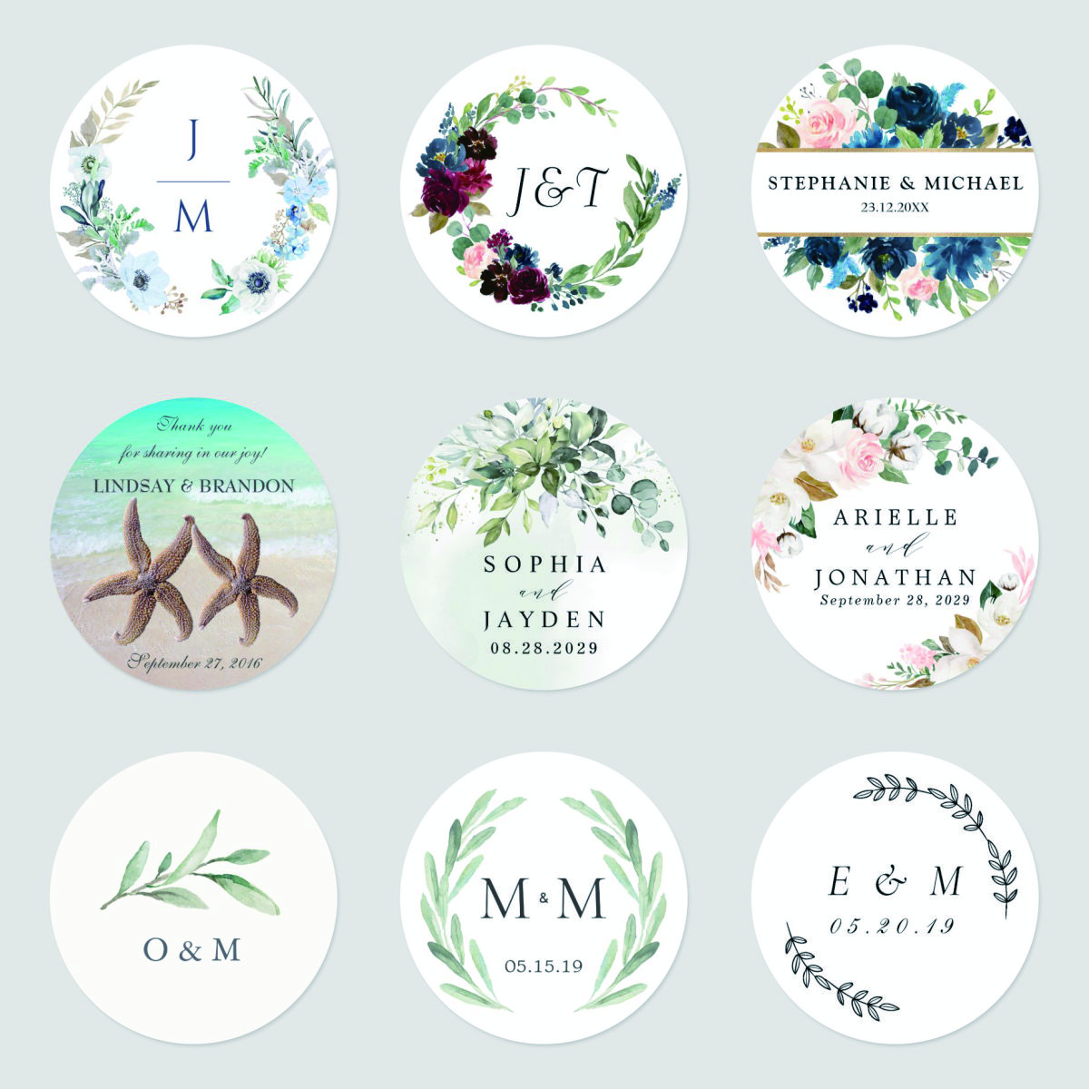 96 Pcs Personalized Round Circ - مراجعة Personalised Candle Label وسعره