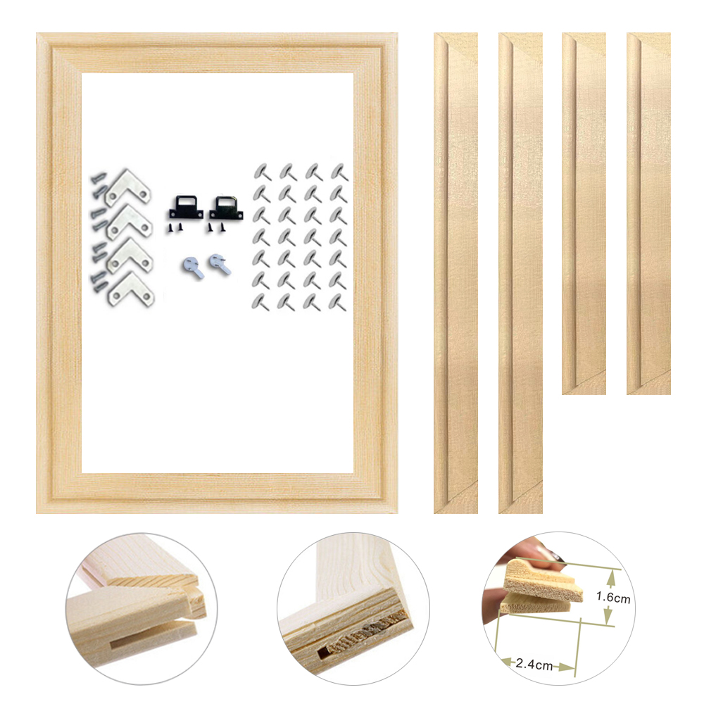 30x40 50x70 70x100cm Canvas Fr - مراجعة Engraved Wood Frame وسعره