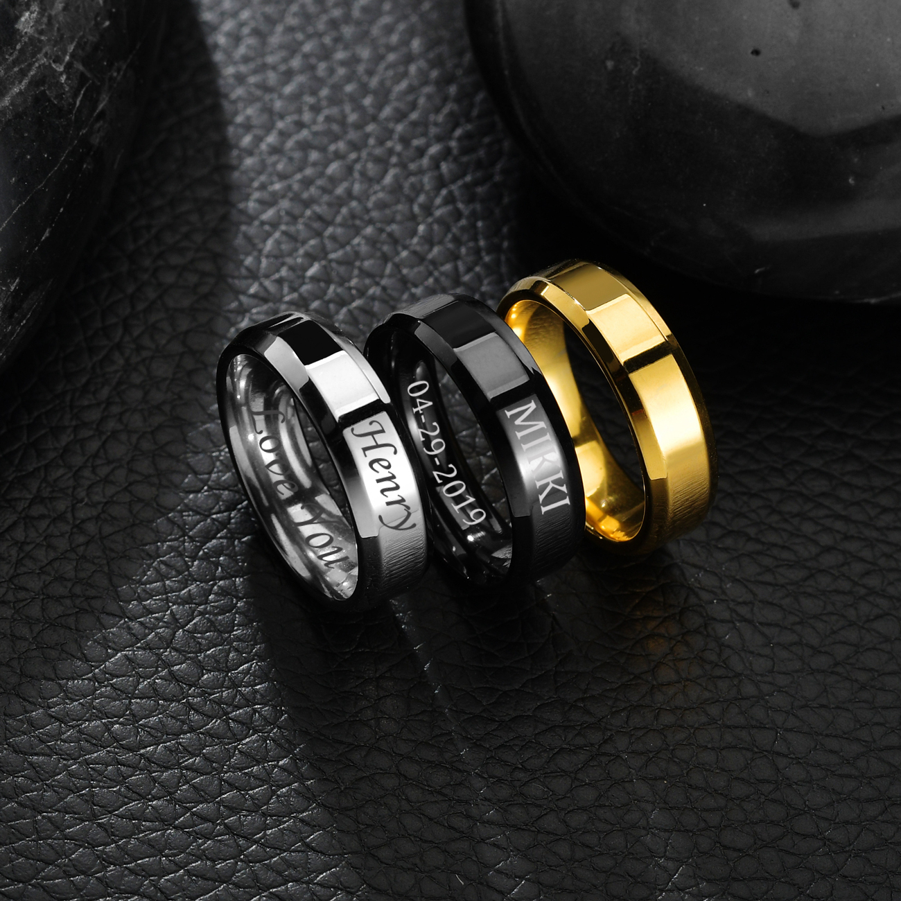 Atoztide 4/6/8mm Personalized  - مراجعة Initial Ring Custom وسعره