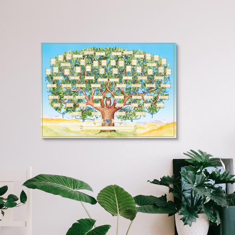 Fillable Family Tree Chart 6 G - مراجعة Family Tree Print وسعره