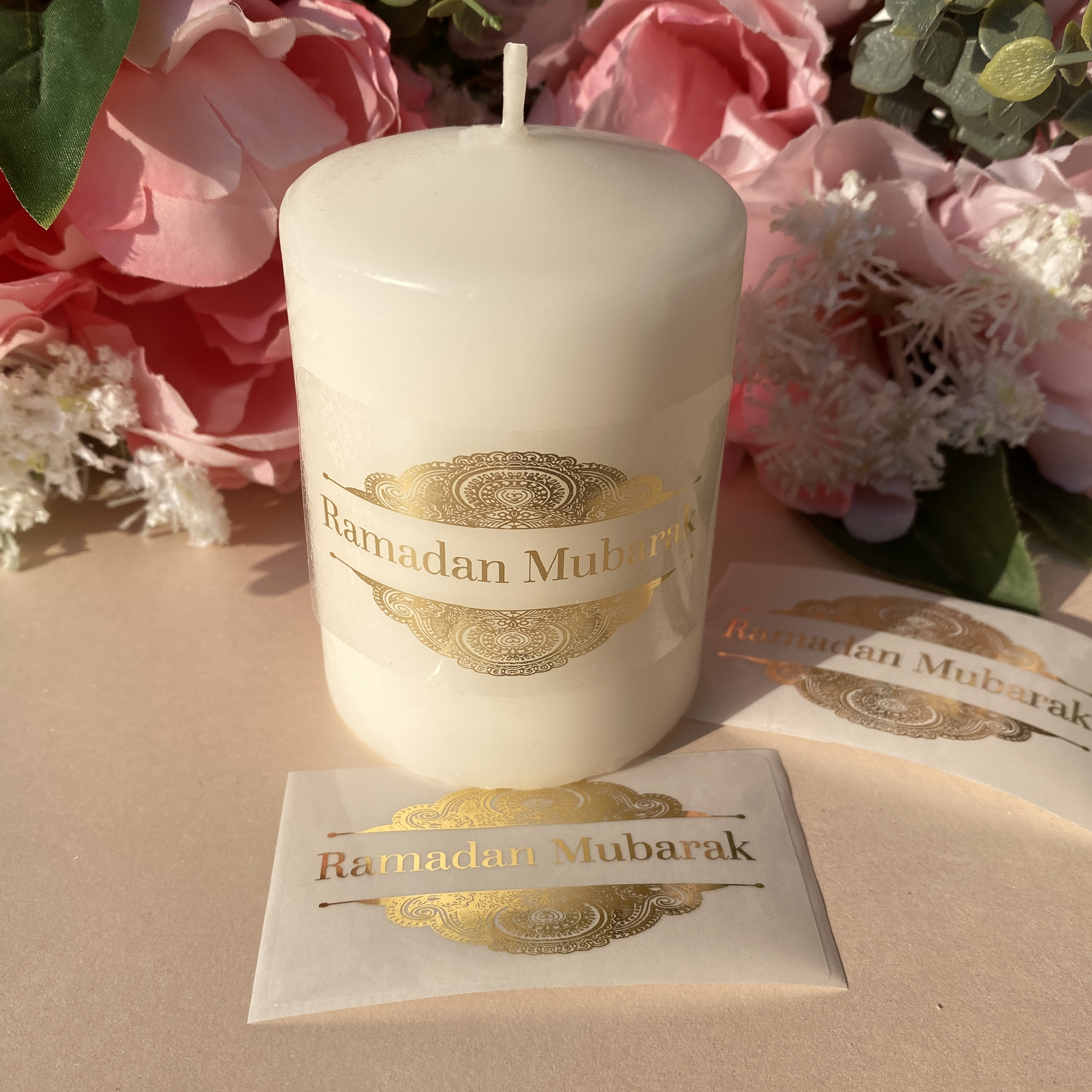 30 Ramadan Mubarak Crescent St - مراجعة Personalised Candle Label وسعره
