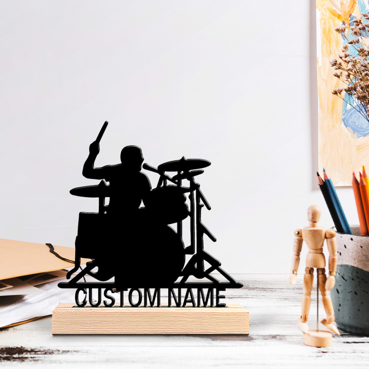 1pc Stylish Personalized Custo - مراجعة Engraved Wood Frame وسعره