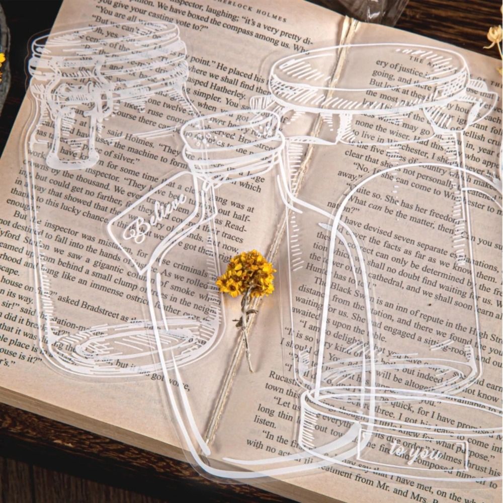 Glassware Shape Bookmarks Stic - مراجعة Dried Flower Bookmark وسعره