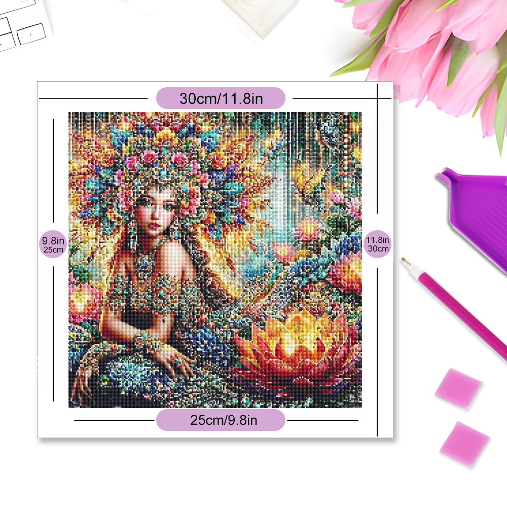 Momoart Diamond Mosaic Woman R - مراجعة Photo Mosaic Print وسعره