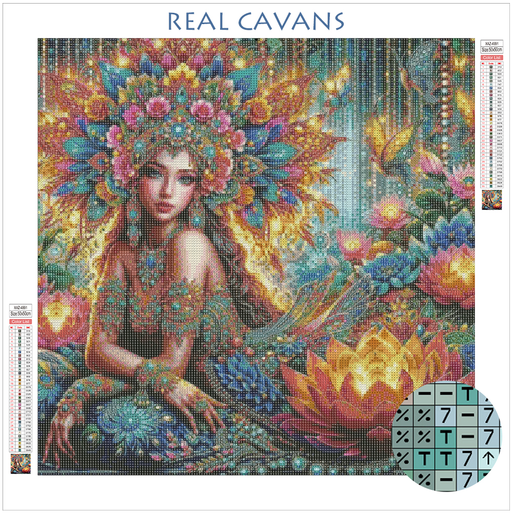 Momoart Diamond Mosaic Woman R - مراجعة Photo Mosaic Print وسعره