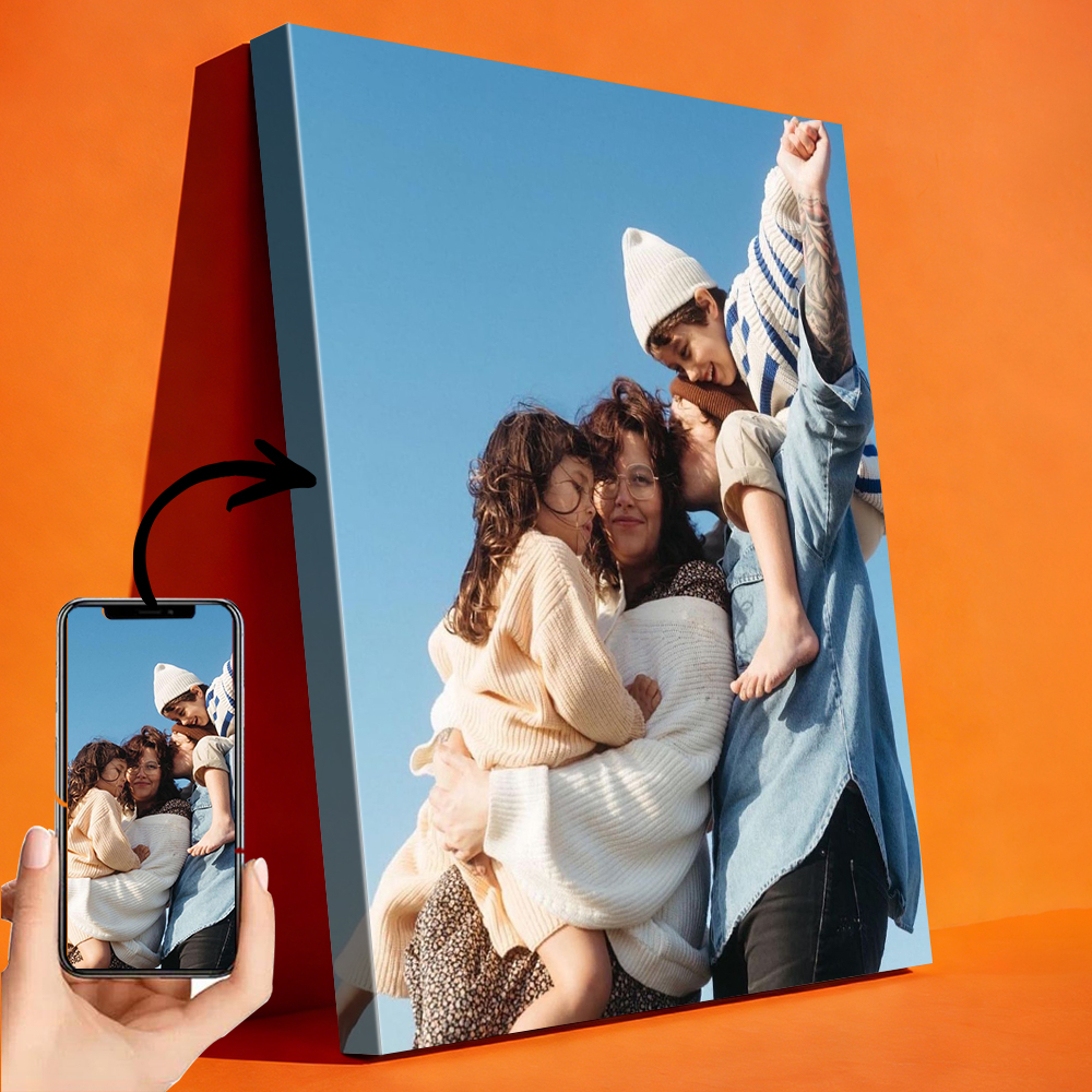 1 Pc Customized Photos on Canv - مراجعة Engraved Wood Frame وسعره