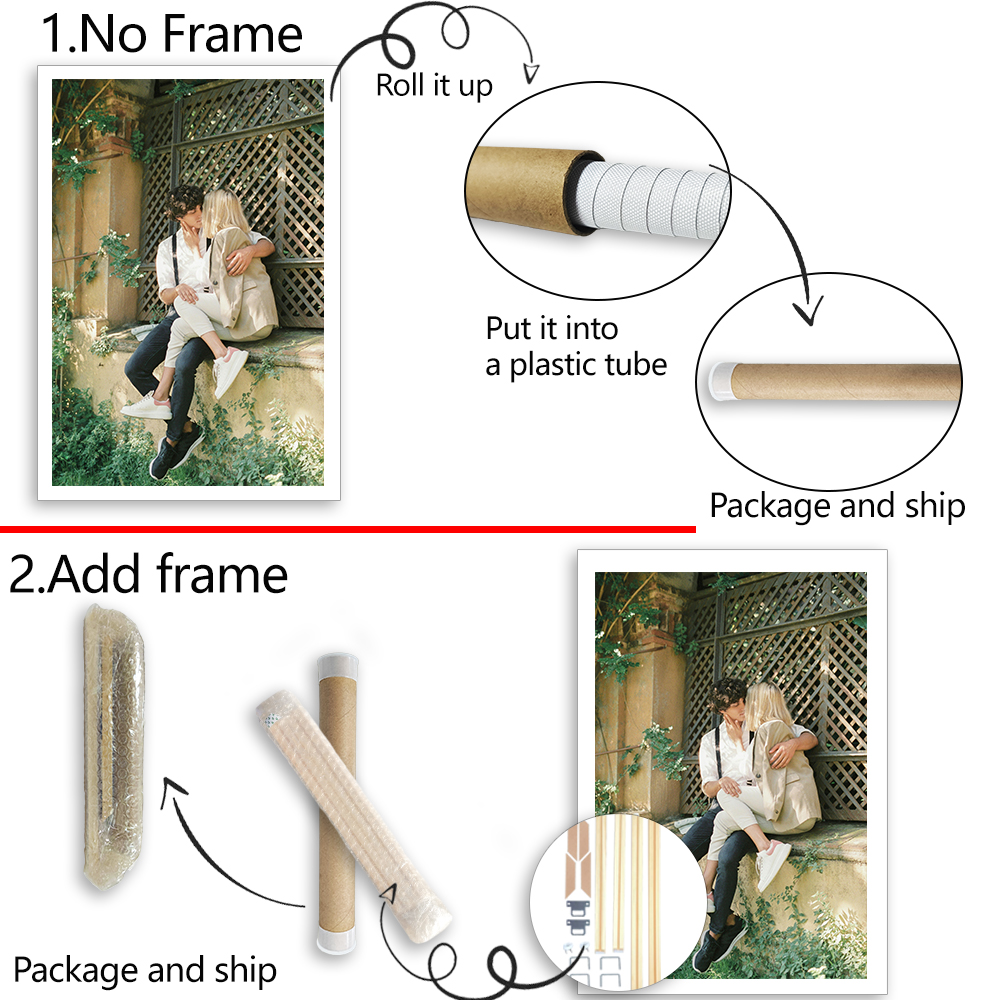 1 Pc Customized Photos on Canv - مراجعة Engraved Wood Frame وسعره