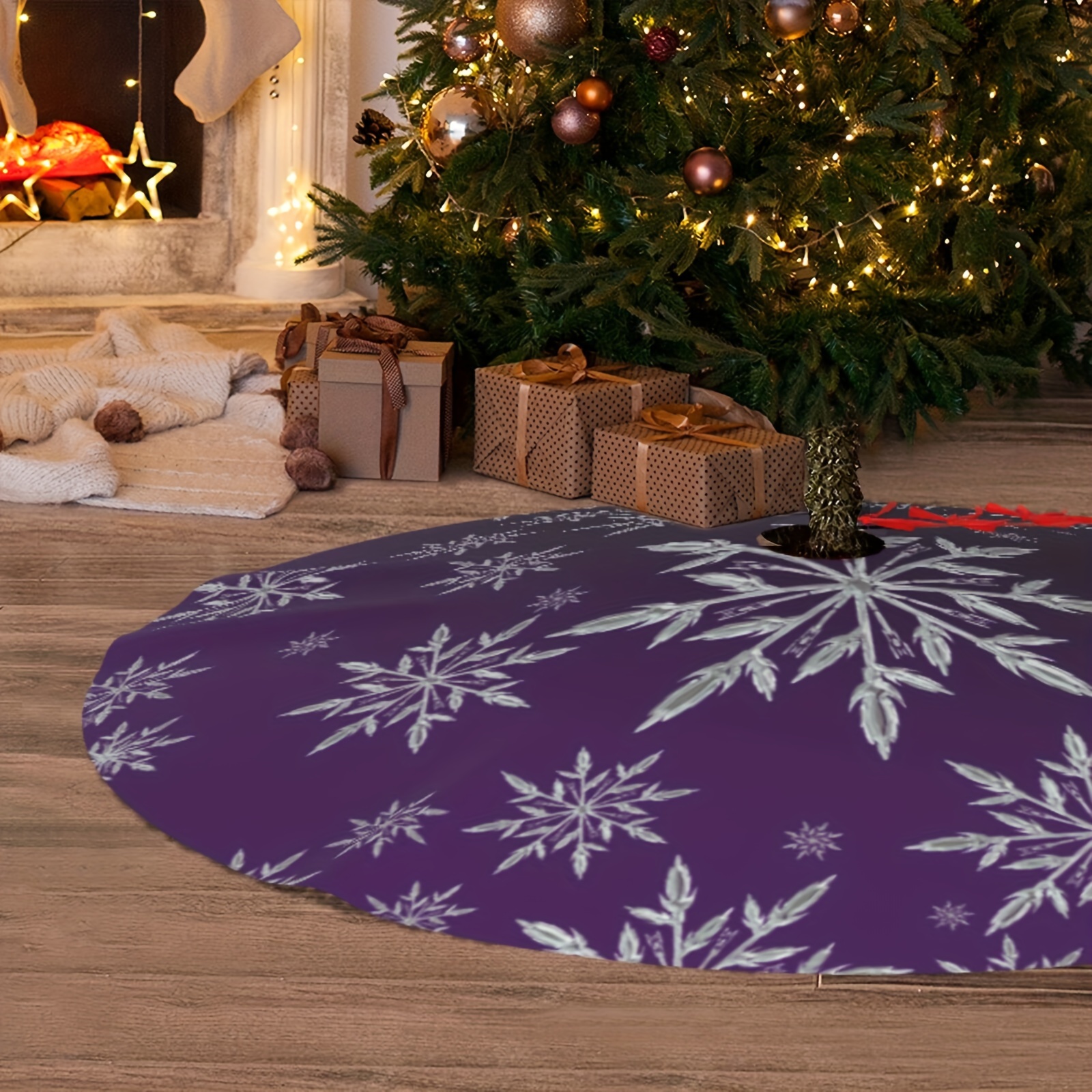 VIKAMA Deep Purple Snowflake P - مراجعة Family Tree Print وسعره