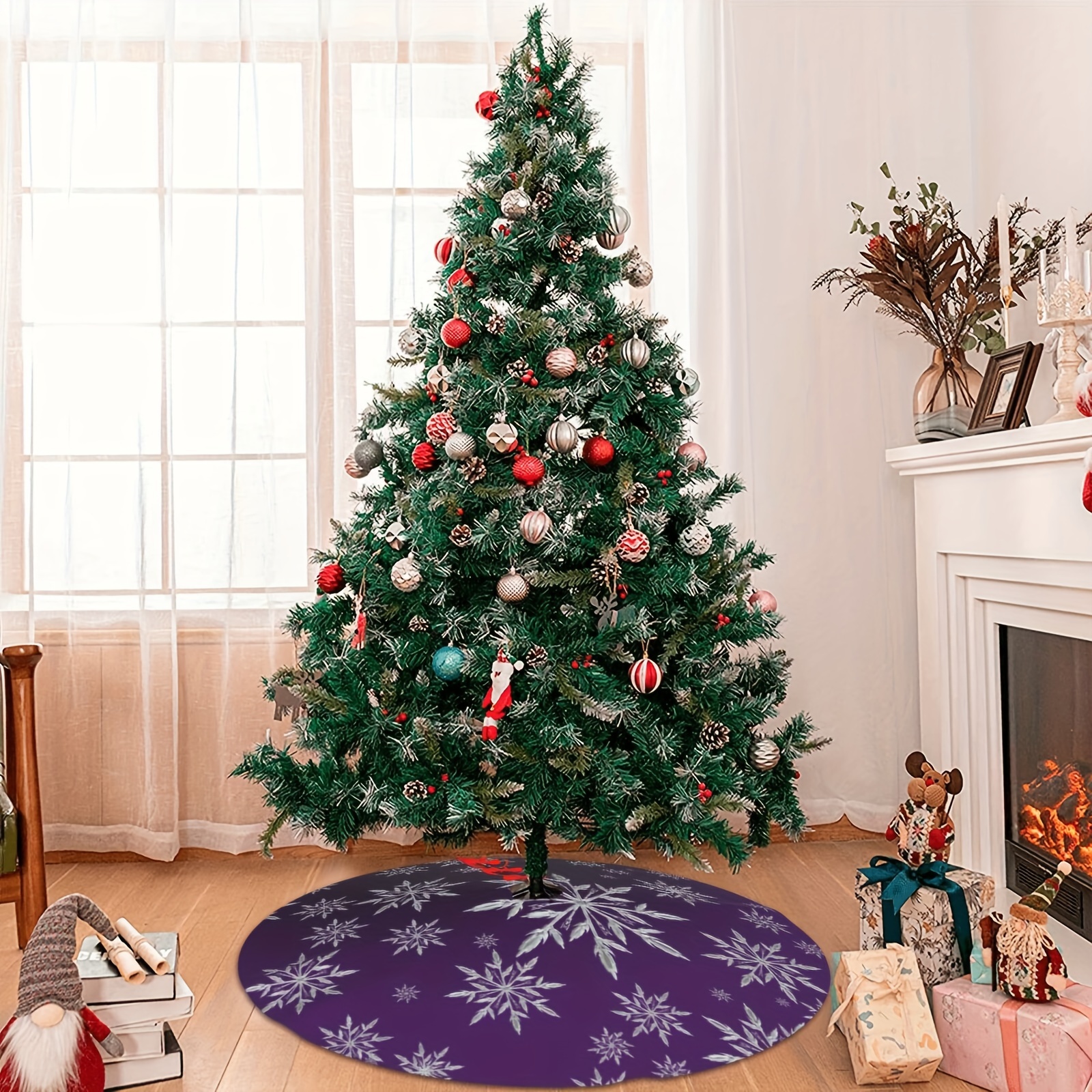 VIKAMA Deep Purple Snowflake P - مراجعة Family Tree Print وسعره