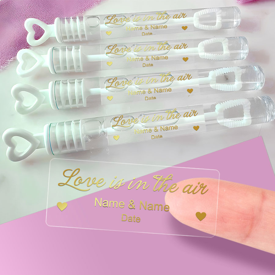 ‌Personalized Gold Foil Waterp - مراجعة Personalised Candle Label وسعره