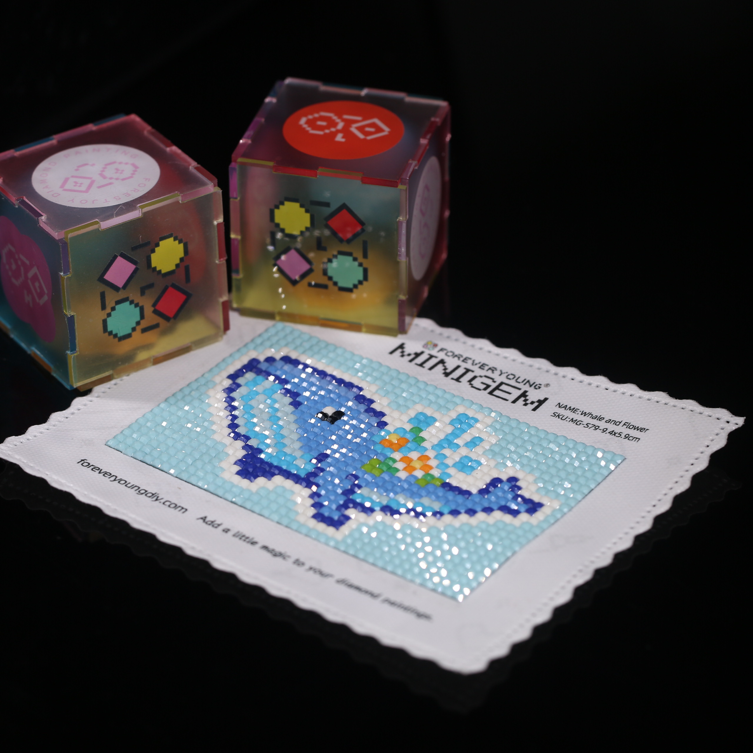 Minigem®: Whale and Flower 9.4 - مراجعة Photo Mosaic Print وسعره
