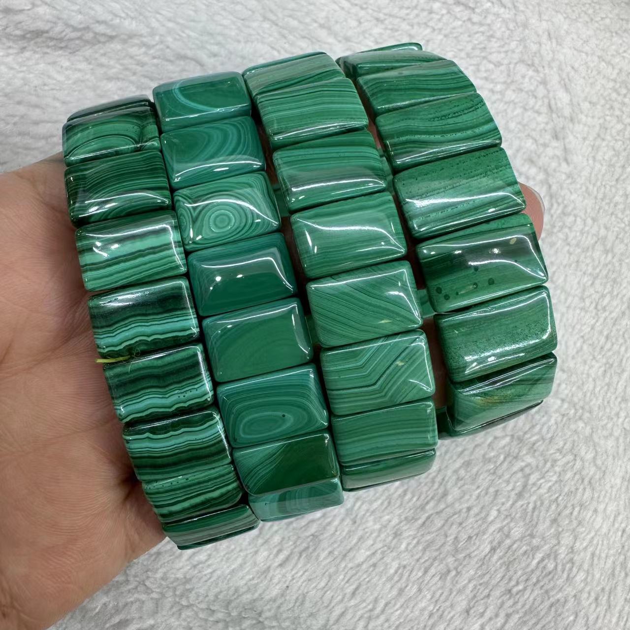 Genuine Natural Green Malachit - مراجعة Coordinates Bracelet وسعره