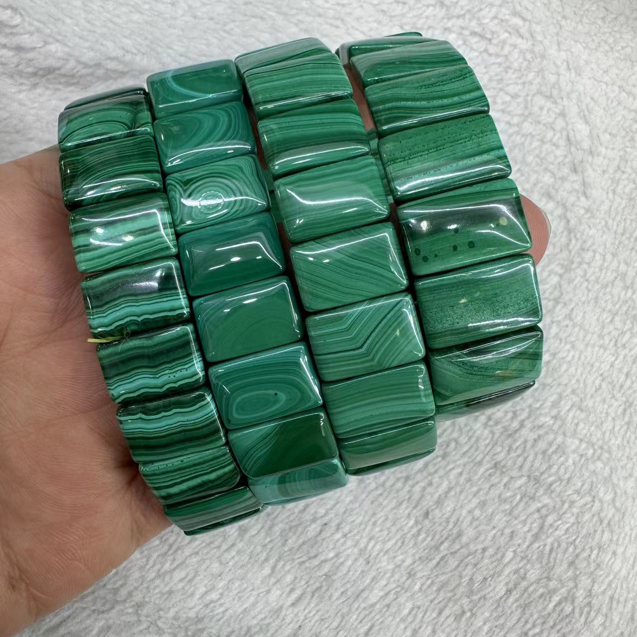 Genuine Natural Green Malachit - مراجعة Coordinates Bracelet وسعره