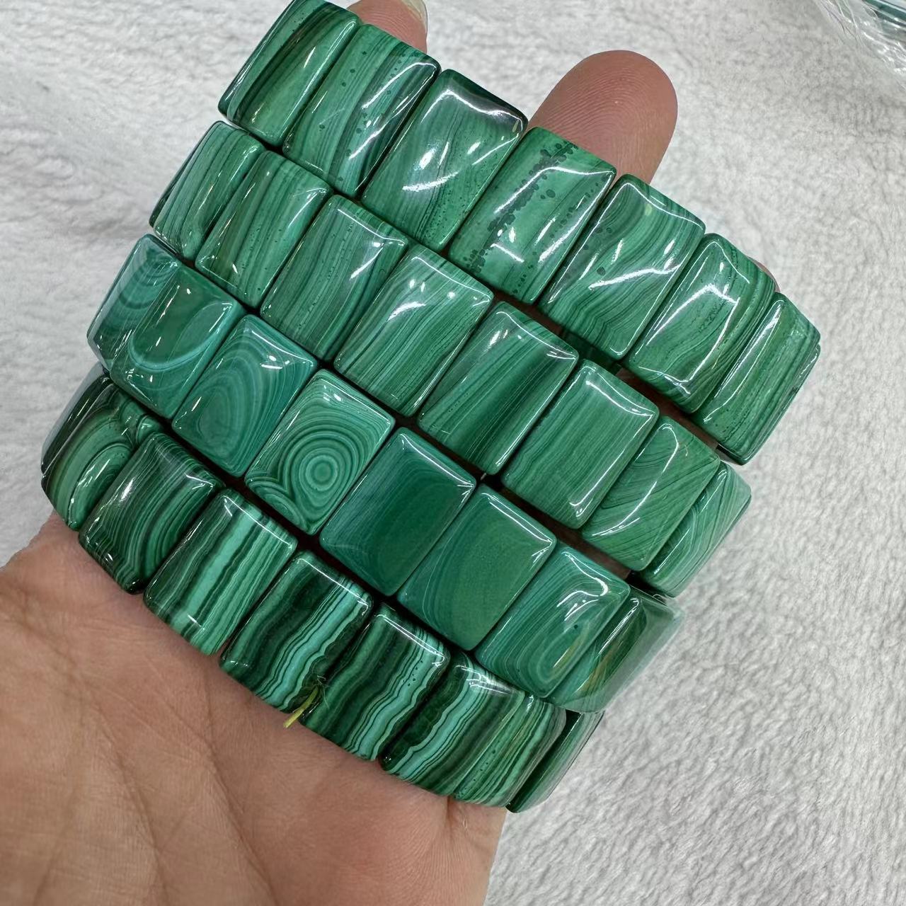 Genuine Natural Green Malachit - مراجعة Coordinates Bracelet وسعره