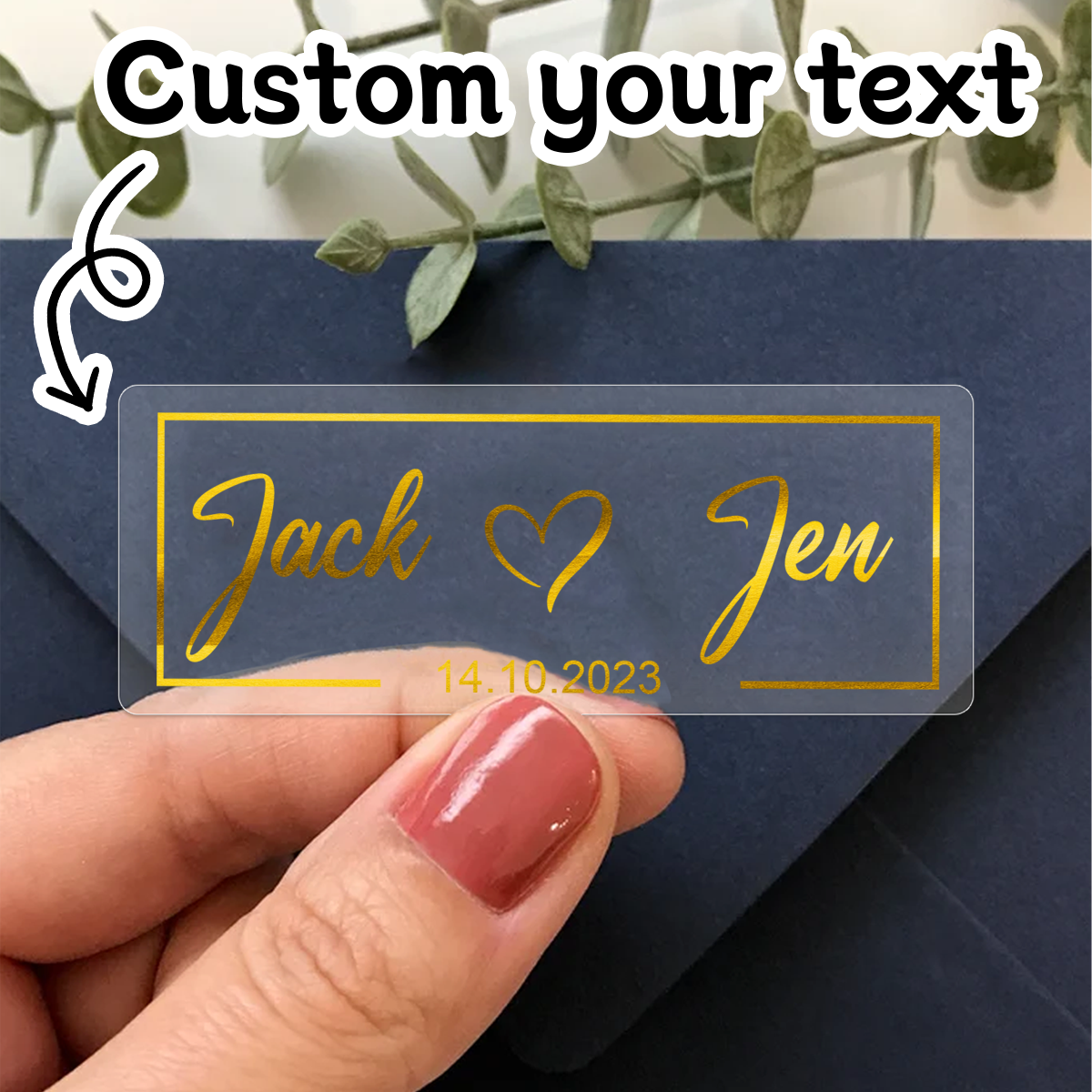 30-240pcs Custom Gold Stamping - مراجعة Personalised Candle Label وسعره