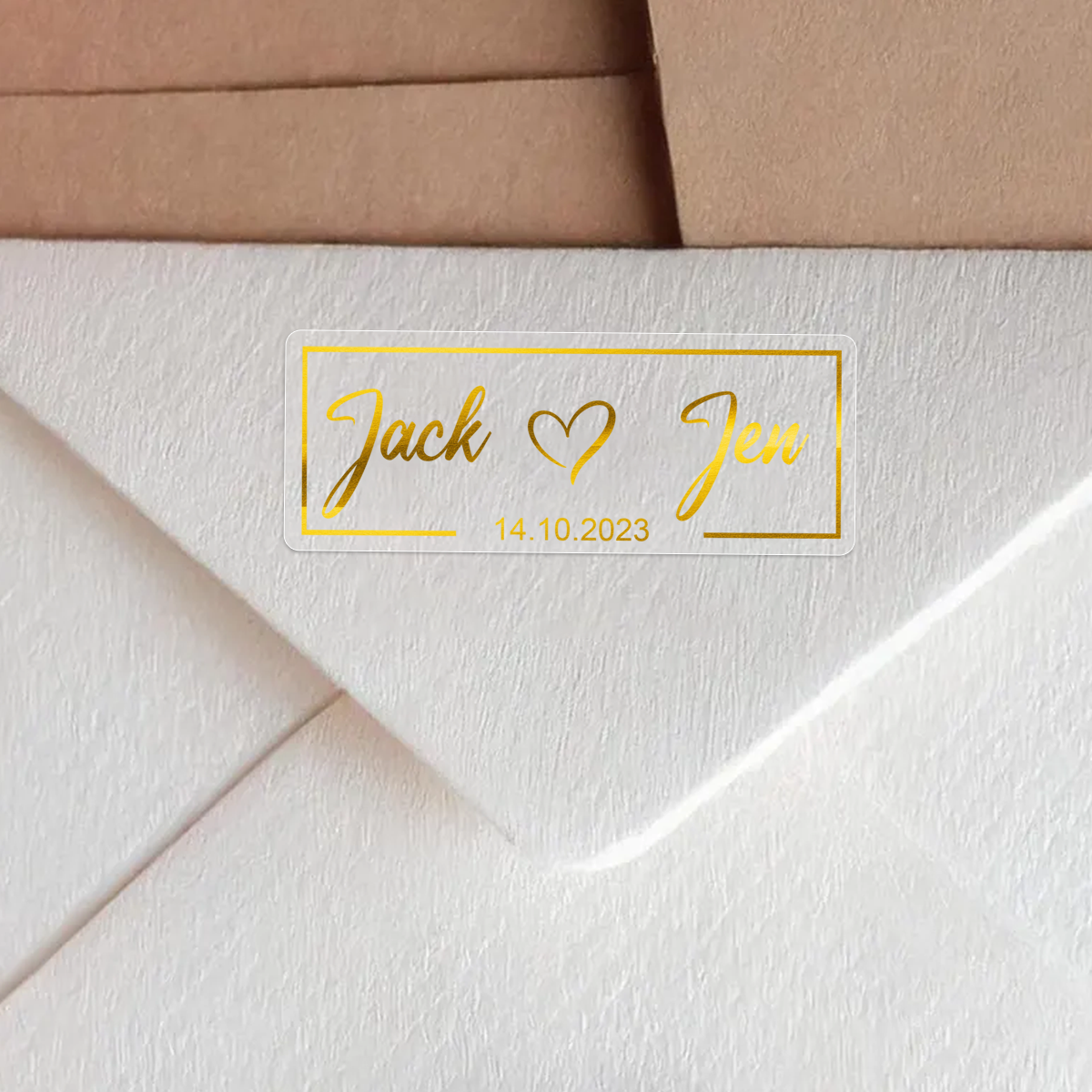 30-240pcs Custom Gold Stamping - مراجعة Personalised Candle Label وسعره