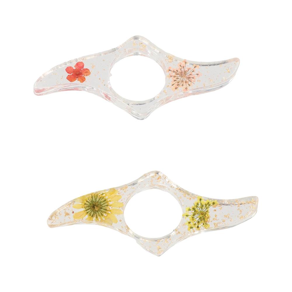 Book Accessories Acrylic Thumb - مراجعة Dried Flower Bookmark وسعره