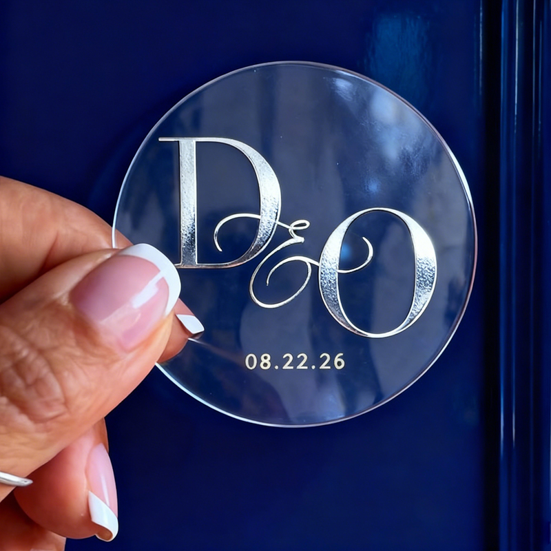 50 Personalized Wedding Sticke - مراجعة Personalised Candle Label وسعره